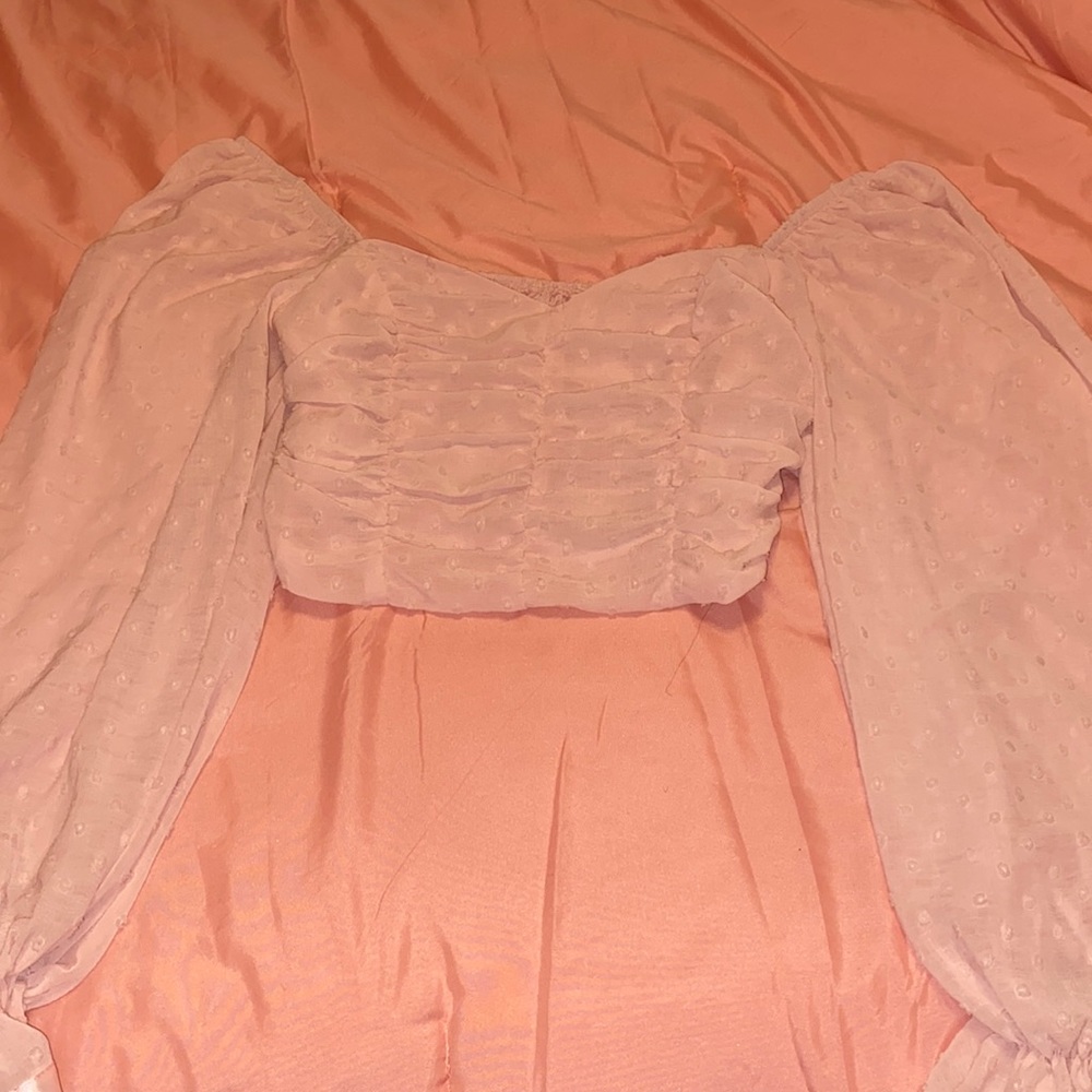 Light pink top
